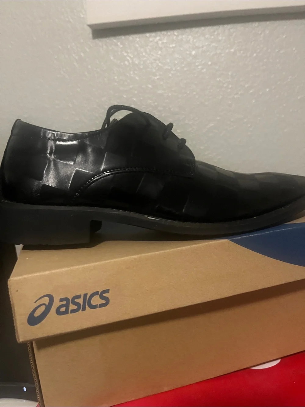 YNS Generic Black Men's Oxford Dress Shoes